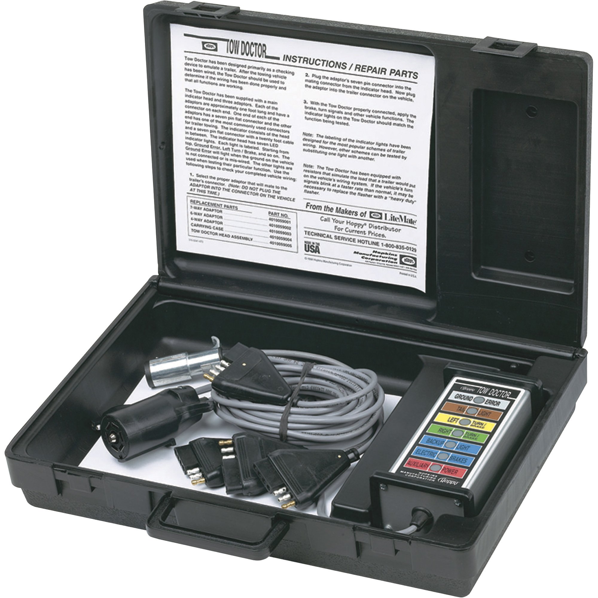 Hopkins Towing Solutions Tow Doctor Vehicle Wire Harness Test Unit For Trailer Lights